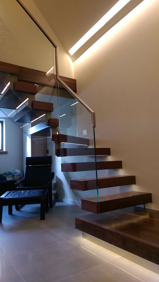 Smart lighting for a staircase